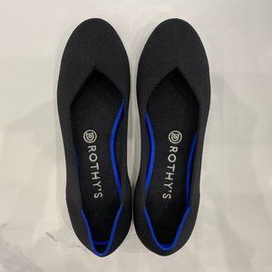 Rothy’s Round Toe Black EUC 8.5